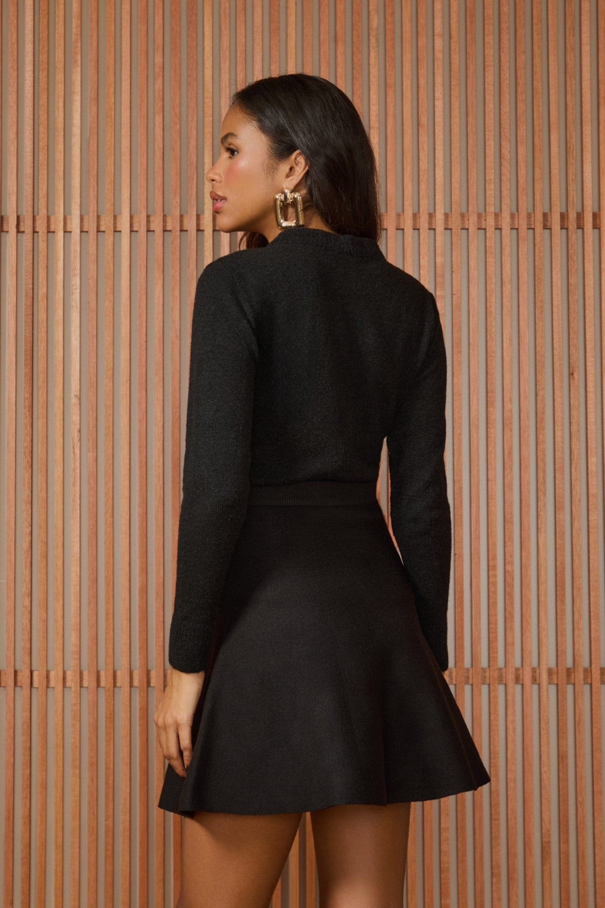 Blusa Tricot Duda Preto Fabulous Agilita