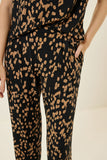 Calça Fenda Bio Jersey Estampa Melodia Lucidez