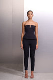 Calça Skinny Zíper Lateral Preta Alphorria