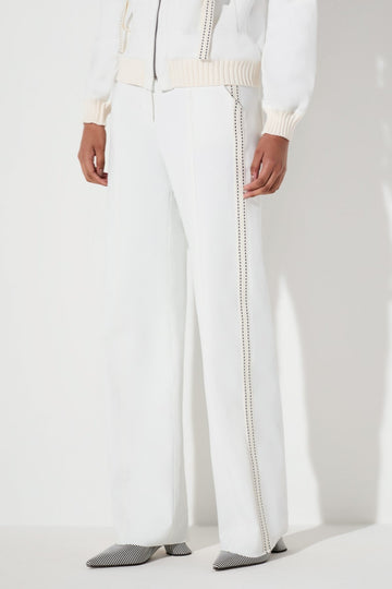 Calça Technoblock Pantalona Eleonora Azul Profundo Lafort