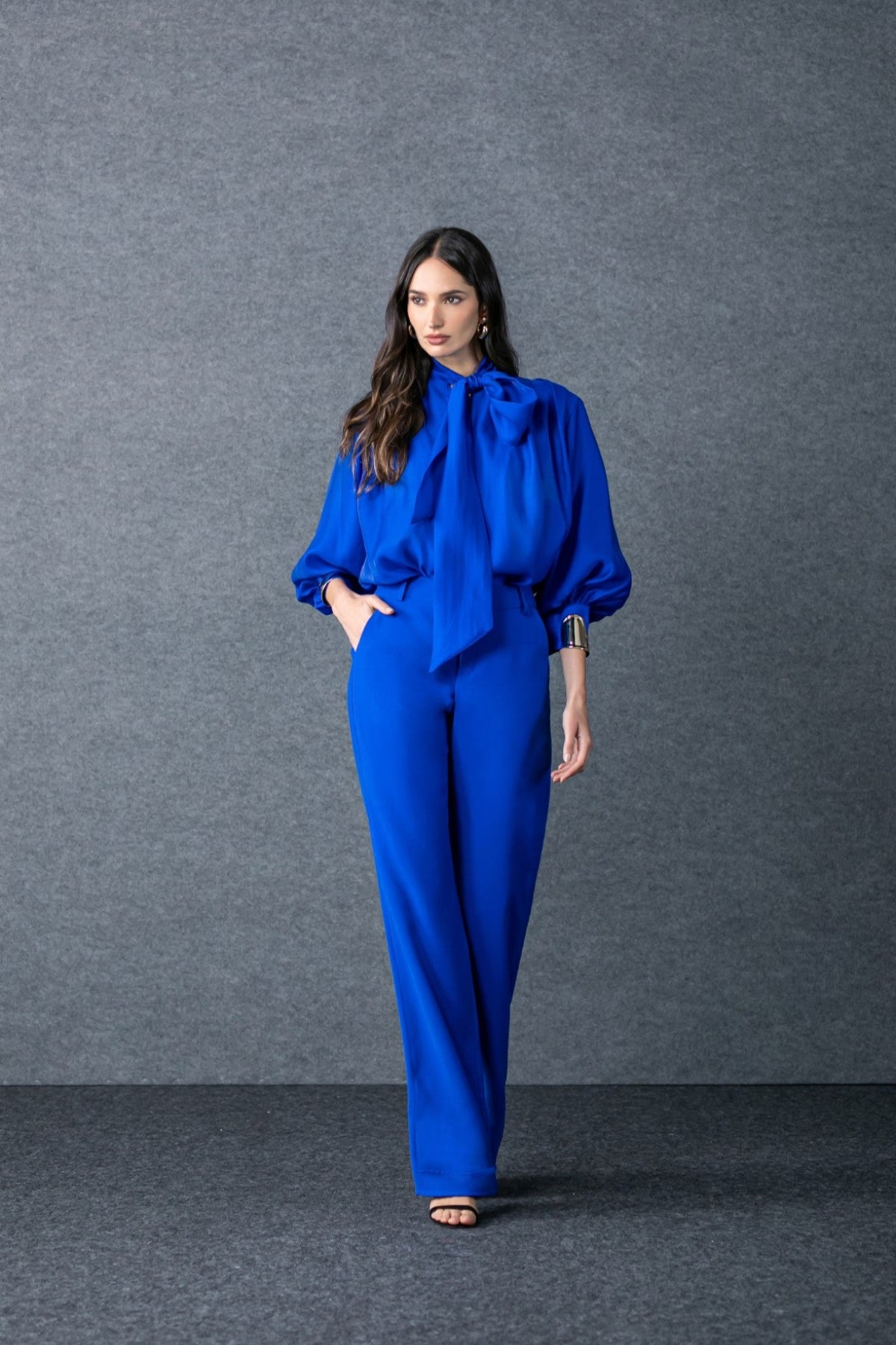 Camisa Poeta Azul Anne Fernandes