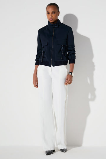 Jaqueta Bomber Technoblock Eleonora Azul Profundo Lafort