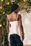 Bata Linho Pontas Off White Litt