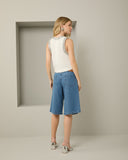 Bermuda Jeans com Friso Anne Fernandes