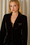 Blazer Amelie Veludo Preto Fabulous Agilita