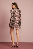Blazer Curto Jacquard Floral Anne Fernandes