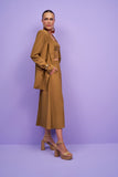 Blazer Lapela Dupla Caramelo Anne Fernandes