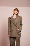 Blazer Oversized Marrom Oliva Anne Fernandes