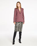 Blazer Ramona Technoblock Marrom Chelsea Lafort