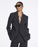 Blazer Technoblock Fany Xadrez Preto Lafort