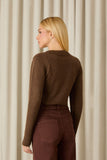 Blusa Ayla Tricot Coffee Fabulous Agilita