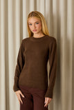 Blusa Ayla Tricot Coffee Fabulous Agilita