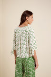 Blusa Bio Jersey Amarração Seiva Off White Lucidez