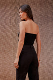 Blusa Canelada Georgia Preto Litt