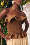 Blusa Flow Lastex Nutella Litt
