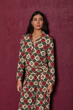 Blusa Fluity Manga Longa Estampa Mosaico Voar