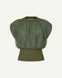 Blusa Franzidos Natasha Verde Central Park Lafort