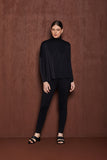 Blusa Gola Alta Fluity Preto Voar