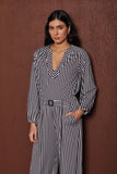 Blusa Manga Longa Fluity Listras Voar