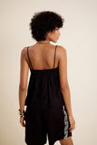 Blusa Pala Bordada Preto Lucidez
