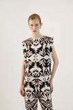 Blusa Pregas Tramas Lucidez