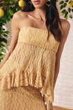 Blusa Renda Gode Bege Camomila Litt
