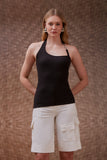 Blusa Ribana Filete Metal Preto Litt