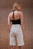 Blusa Ribana Filete Metal Preto Litt