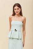Blusa Sem Alças Malha King Menta Voar