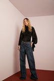 Calça Jeans Wide Baggy Anne Fernandes