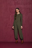 Blusa Manga Longa Fluity Verde Militar Voar