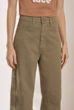 Calça Barrel Denim Oliva Litt