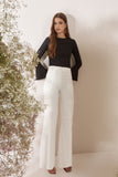 Calça Cargo Cotton Estruturado Off White Litt