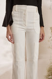 Calça Cargo Cotton Estruturado Off White Litt