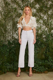 Calça Celina Jeans Branco Fabulous Agilita
