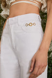 Calça Celina Jeans Branco Fabulous Agilita