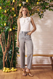 Calça Cigarrete Gray Jeans Litt
