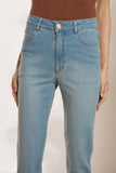 Calça Cigarrete Jeans Claro Dirty Litt
