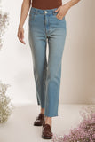 Calça Cigarrete Jeans Claro Dirty Litt