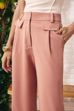 Calça Crepe Mix Lapela Rosewood Litt