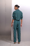 Camisa Bolsos Cargo Verde Escuro Alphorria