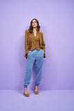 Calça Jeans Jogger Anne Fernandes
