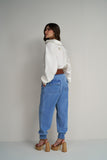 Calça Jeans Jogger Anne Fernandes