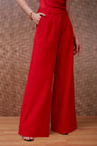 Calça London Pregas Lipstick Litt
