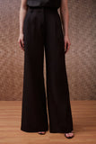 Calça London Pregas Preto Litt