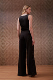 Calça London Pregas Preto Litt