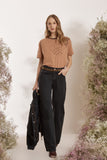 Calça Reta Black Jeans Litt
