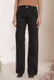 Calça Reta Black Jeans Litt