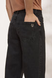 Calça Reta Black Jeans Litt