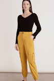 Calça Sarja Bolso Amarelo Ambar Lucidez